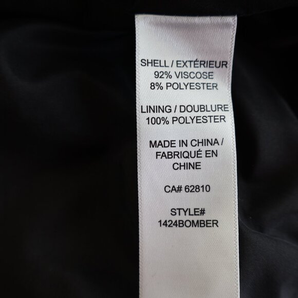 Bomber Jacket - Black - Ricki's - Medium - Picture 10 of 12